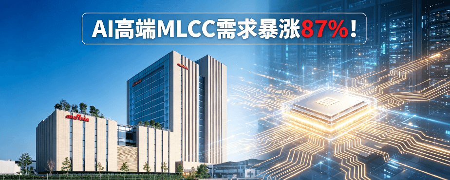 算力带飞！AI高端MLCC需求暴涨87%，村田800亿重金扩产